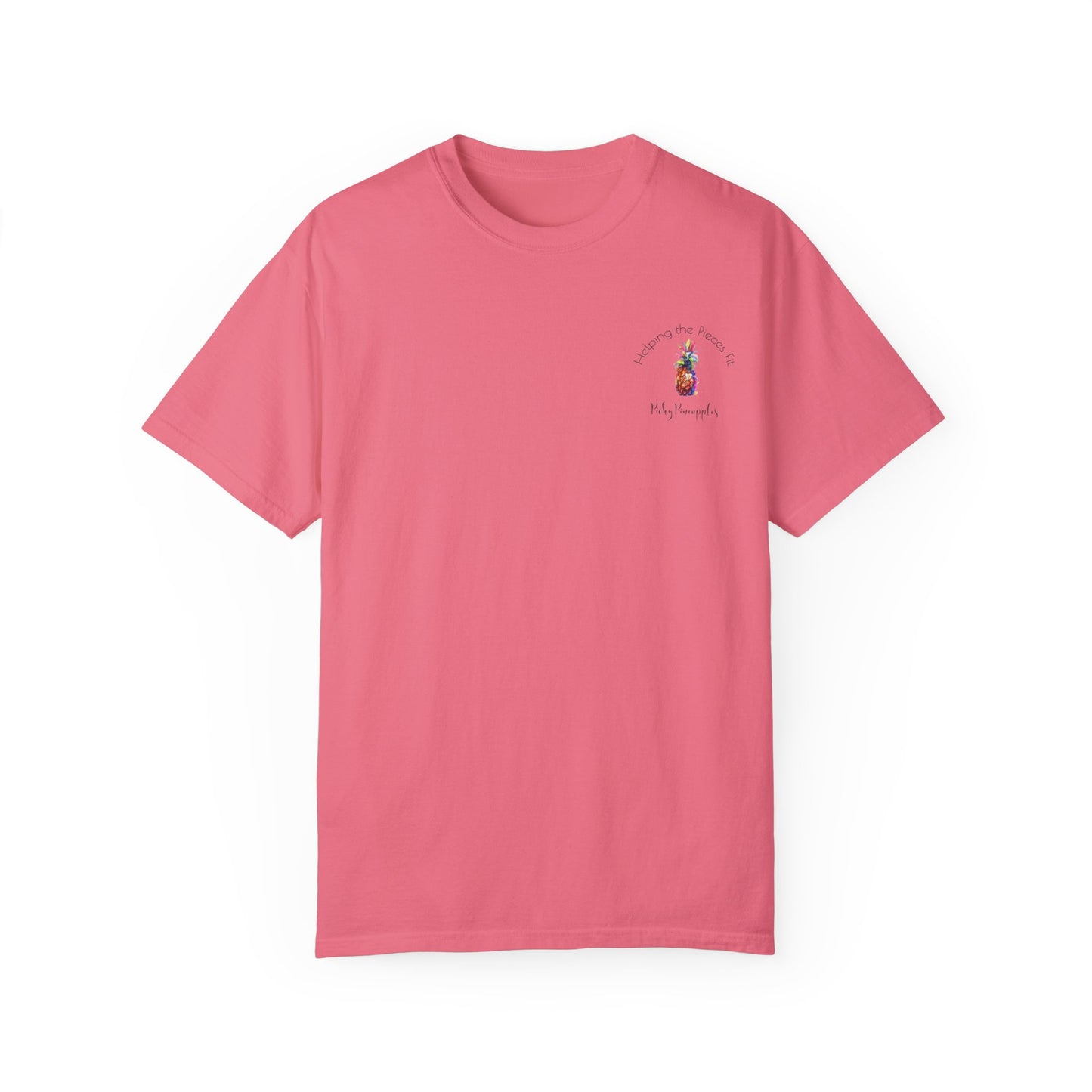 PickyPineapples Logo'd Unisex Soft Cotton Dyed T-shirt
