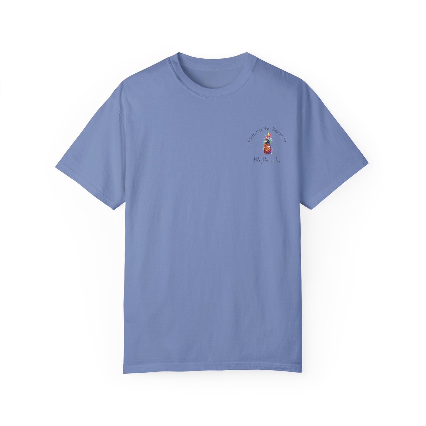 PickyPineapples Logo'd Unisex Soft Cotton Dyed T-shirt