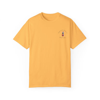 PickyPineapples Logo'd Unisex Soft Cotton Dyed T-shirt