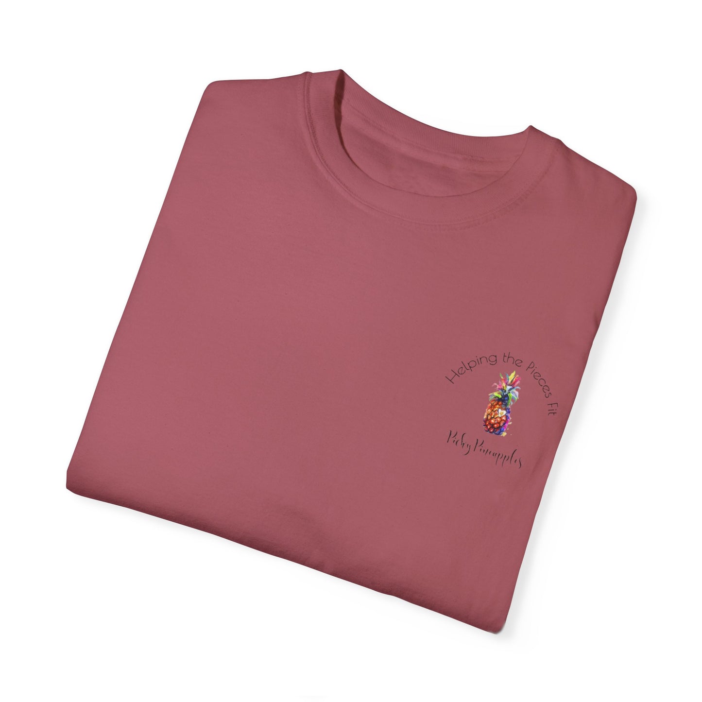 PickyPineapples Logo'd Unisex Soft Cotton Dyed T-shirt