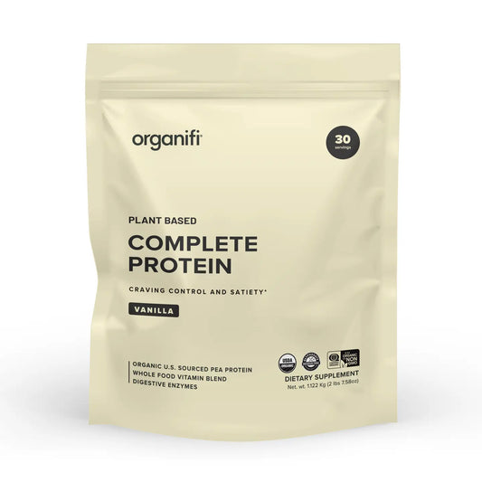 organifi - Vanilla Protein - Organic, Plant Based + Digestive Enzymes
