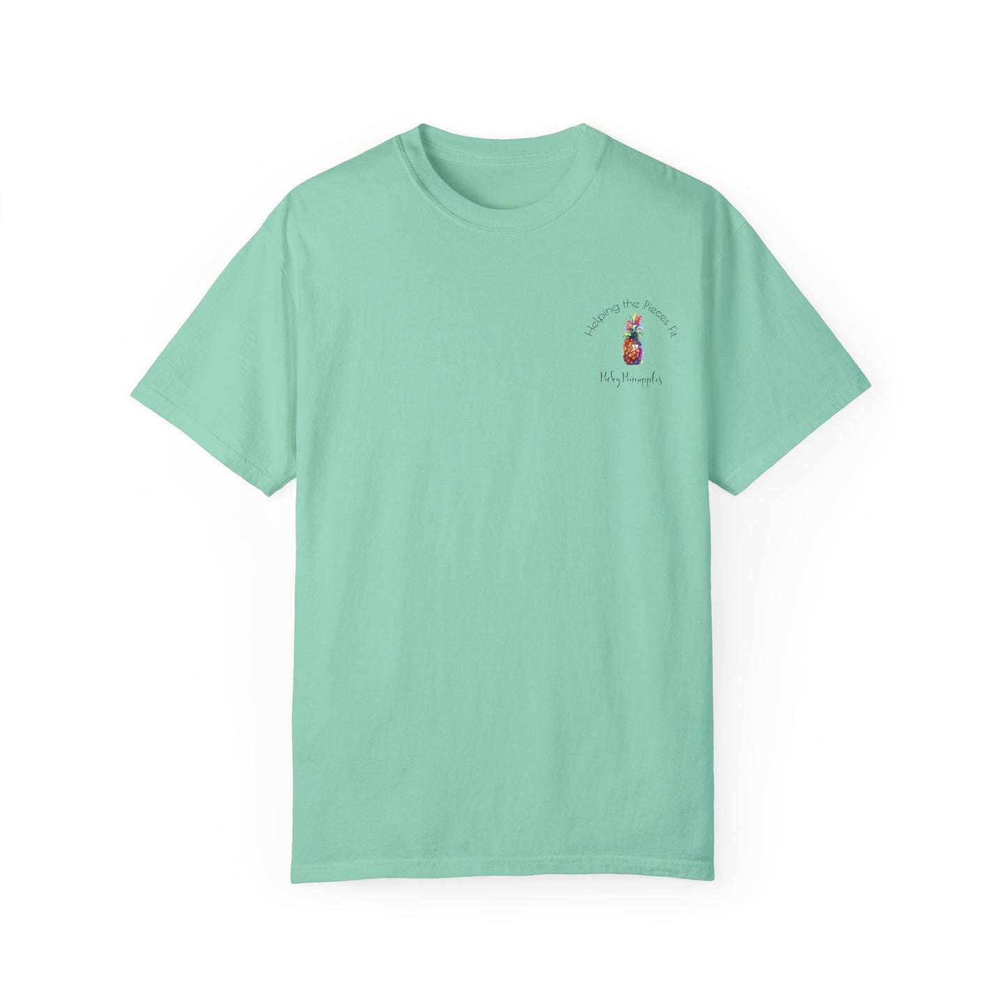 PickyPineapples Logo'd Unisex Soft Cotton Dyed T-shirt