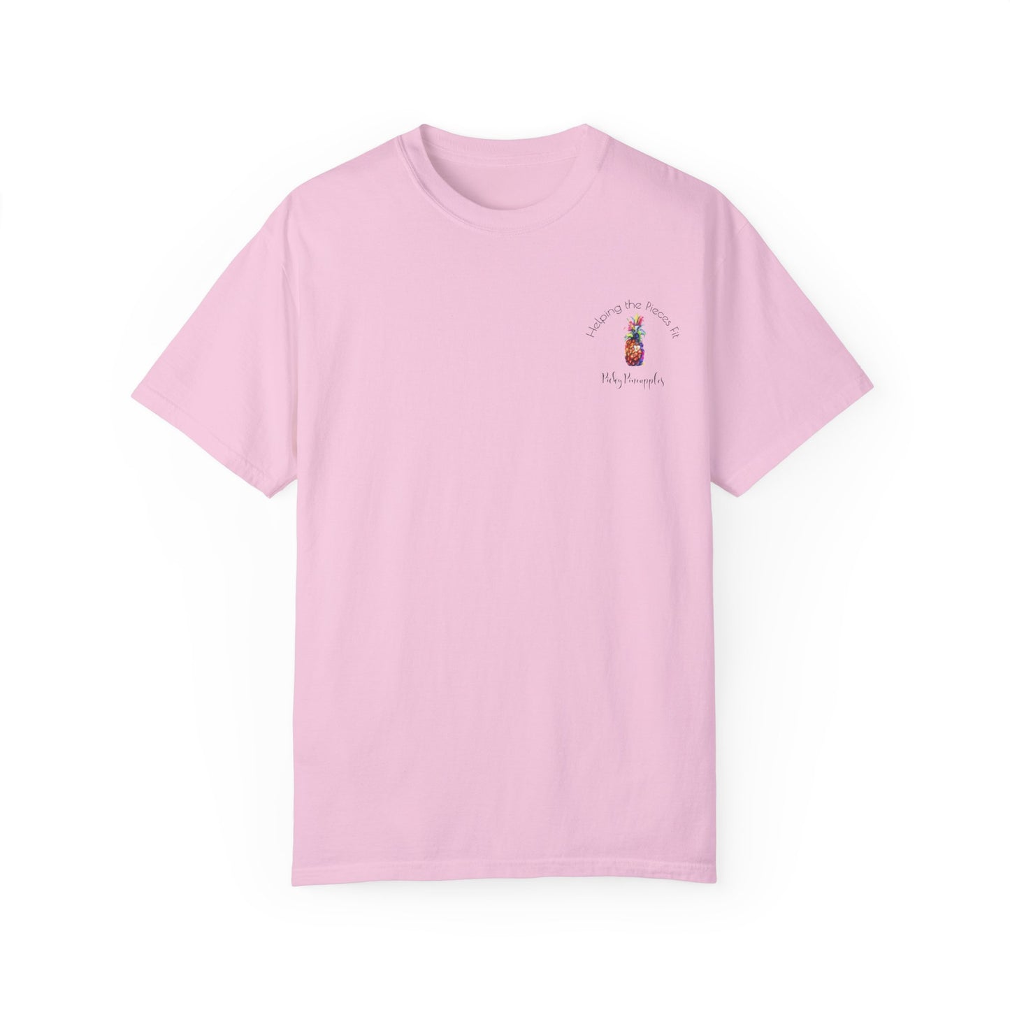 PickyPineapples Logo'd Unisex Soft Cotton Dyed T-shirt