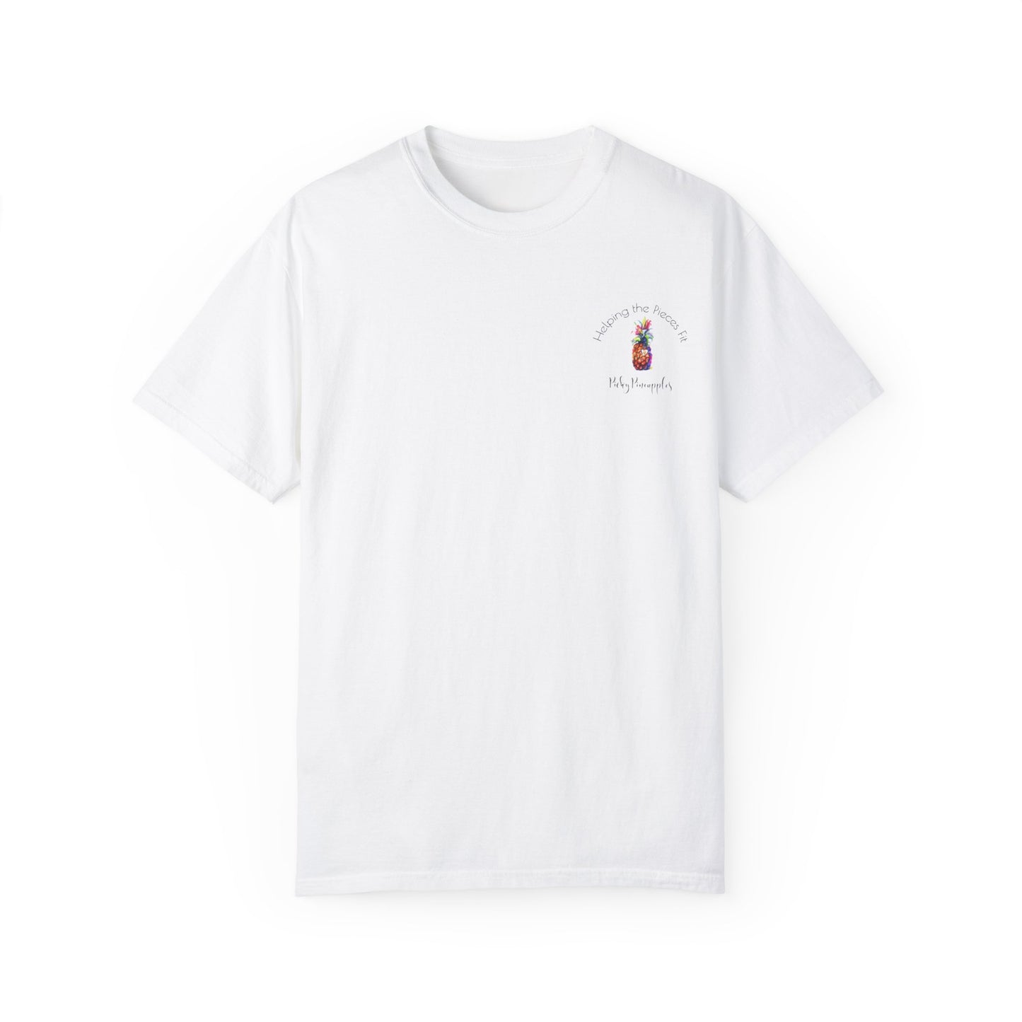 PickyPineapples Logo'd Unisex Soft Cotton Dyed T-shirt