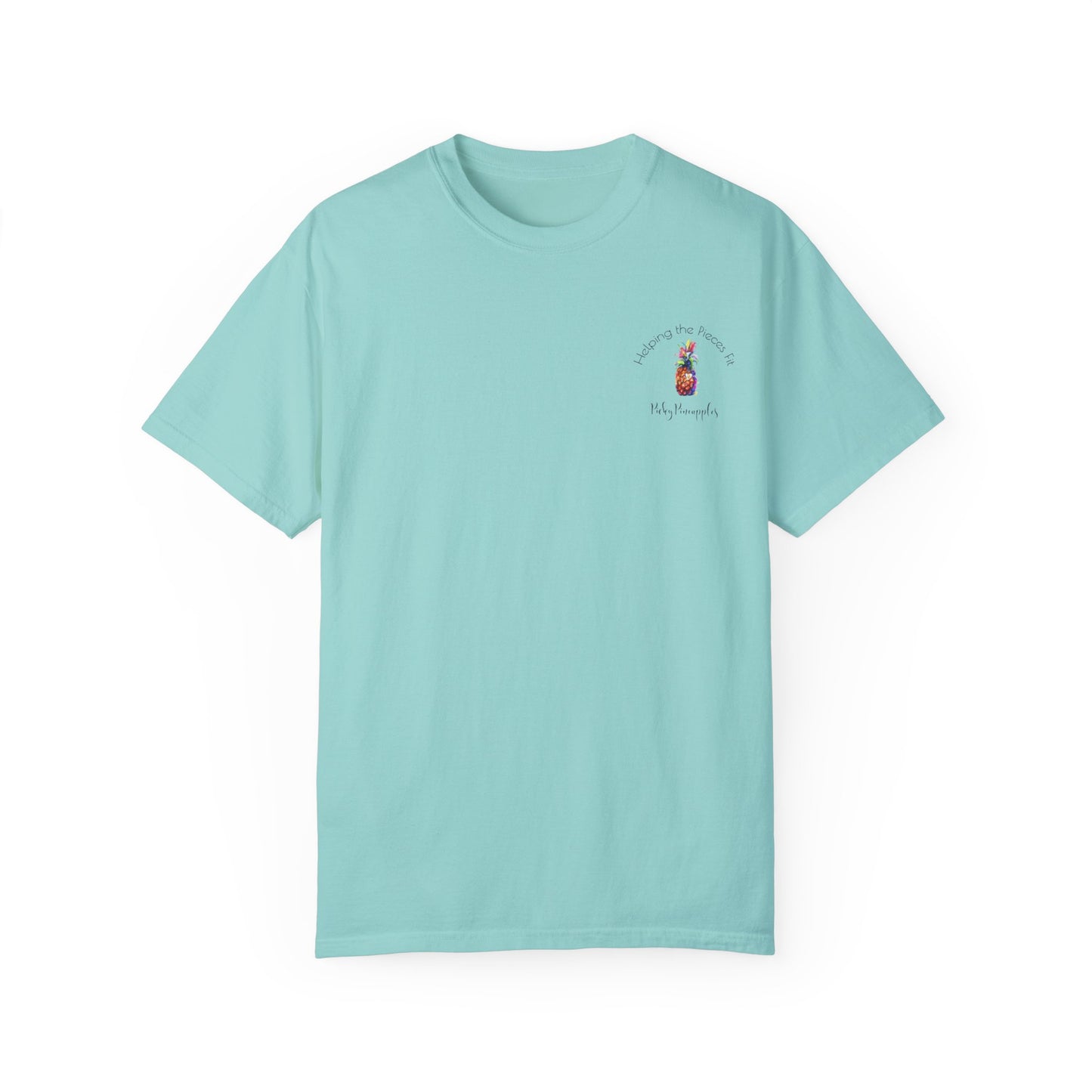 PickyPineapples Logo'd Unisex Soft Cotton Dyed T-shirt