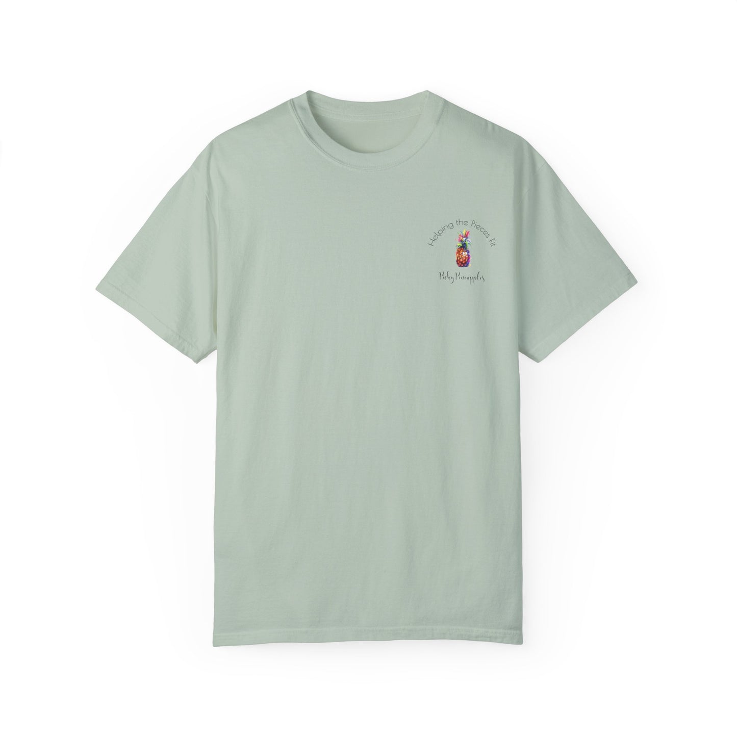 PickyPineapples Logo'd Unisex Soft Cotton Dyed T-shirt