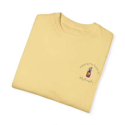 PickyPineapples Logo'd Unisex Soft Cotton Dyed T-shirt