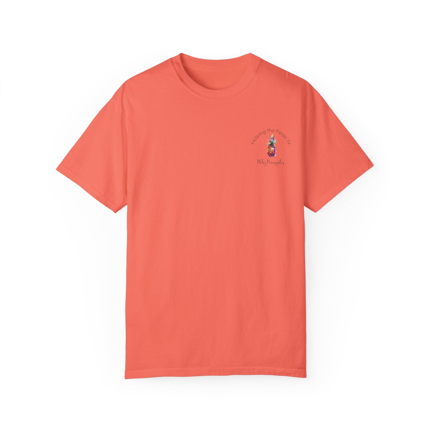 PickyPineapples Logo'd Unisex Soft Cotton Dyed T-shirt