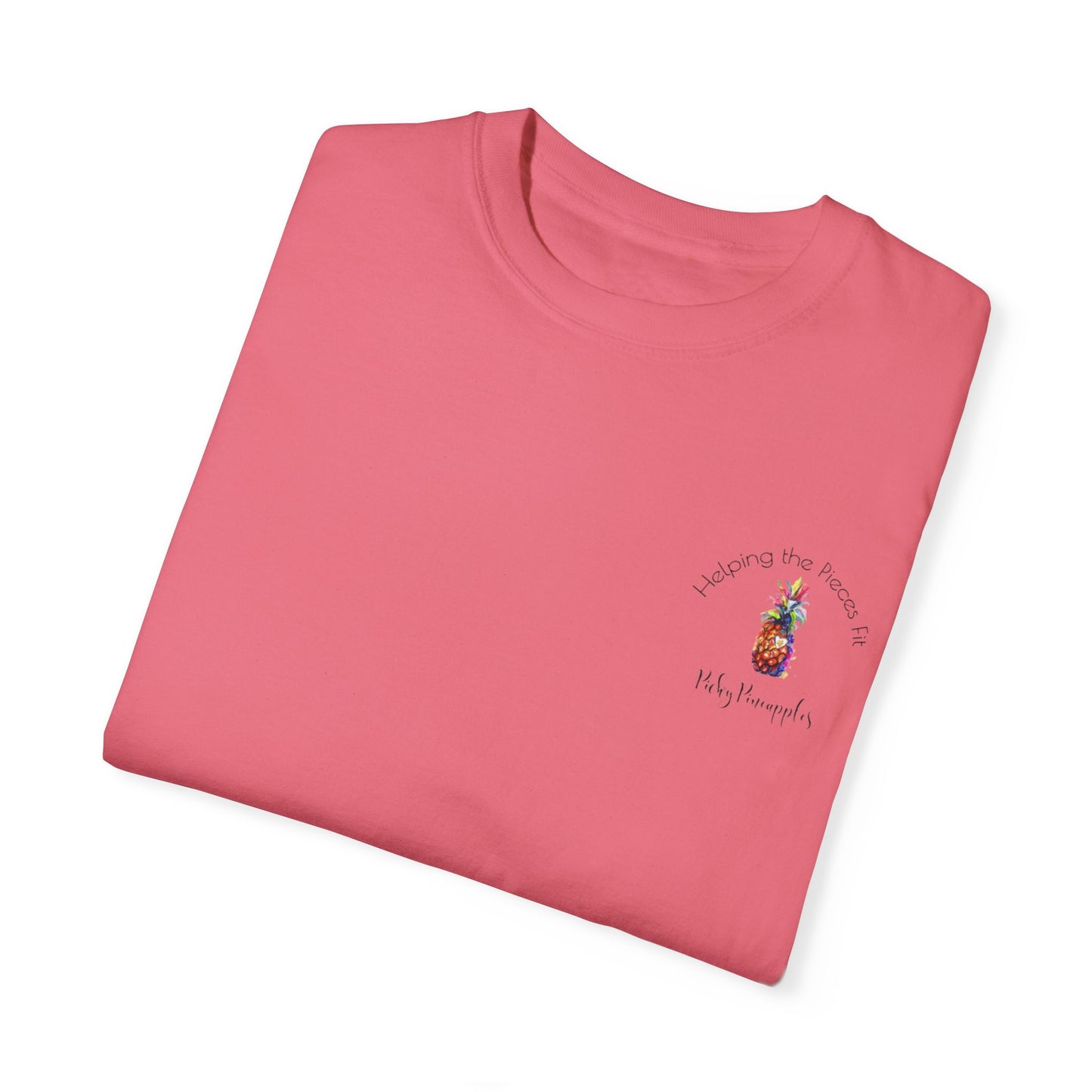 PickyPineapples Logo'd Unisex Soft Cotton Dyed T-shirt