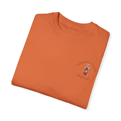 PickyPineapples Logo'd Unisex Soft Cotton Dyed T-shirt