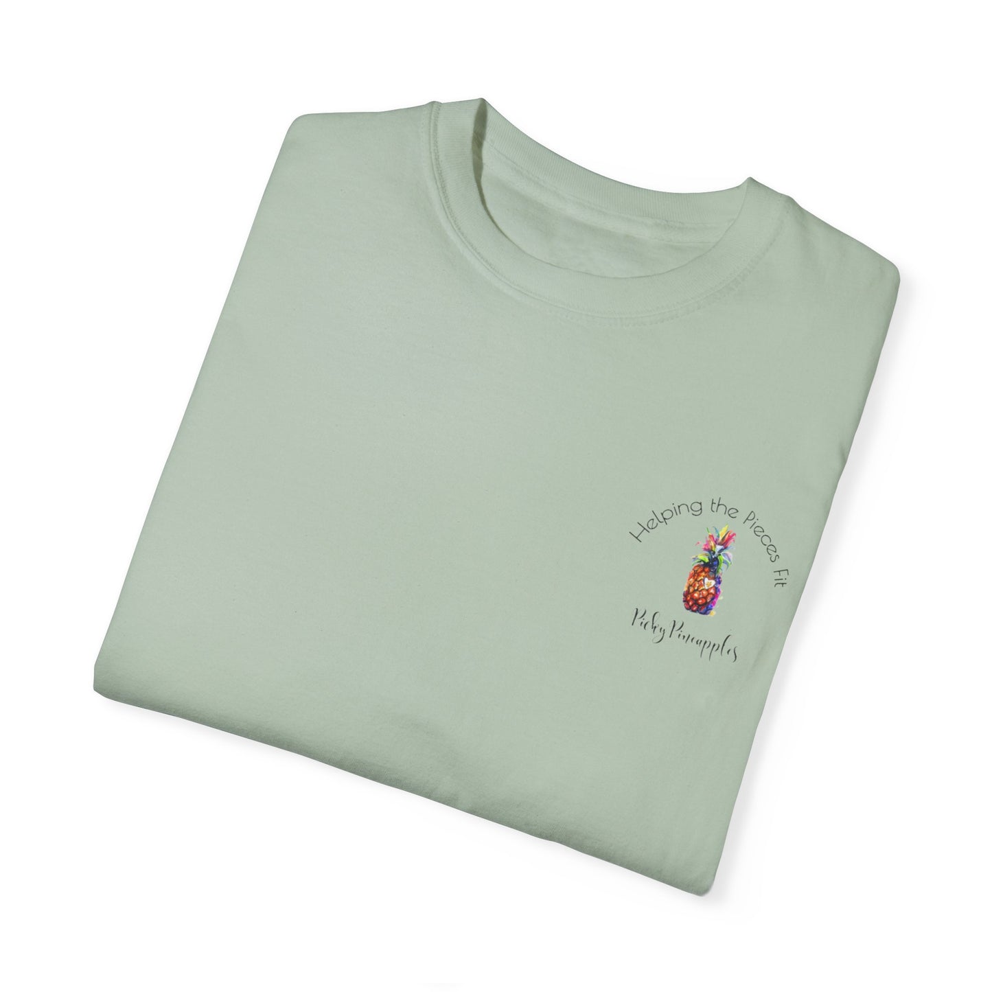 PickyPineapples Logo'd Unisex Soft Cotton Dyed T-shirt