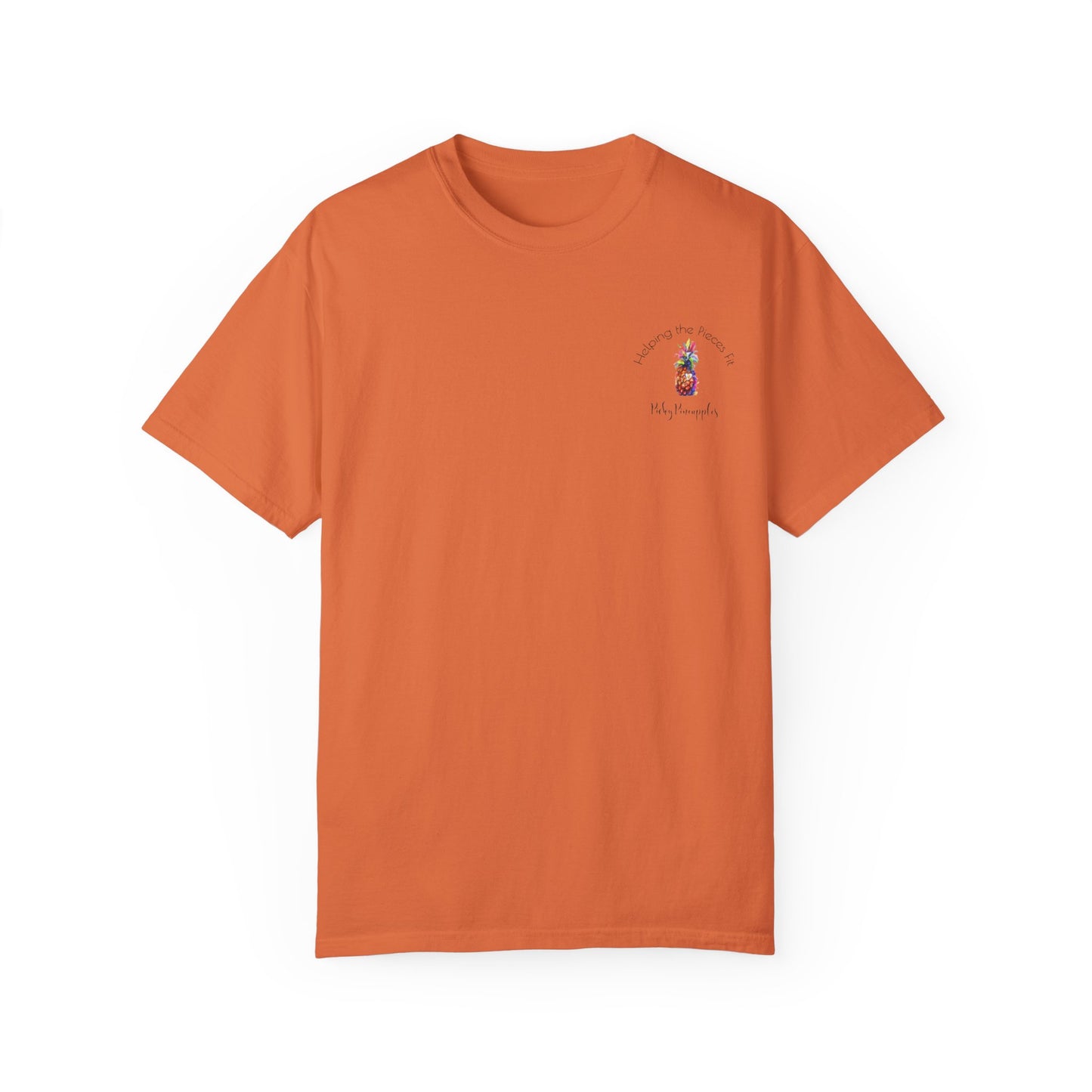 PickyPineapples Logo'd Unisex Soft Cotton Dyed T-shirt