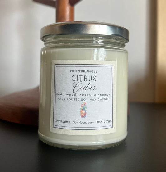 Citrus Cedar Candle