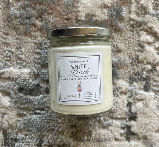 White Birch Candle