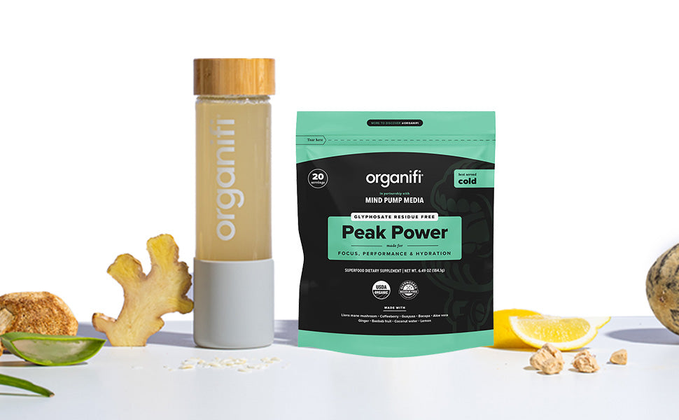 organifi - Peak Power - Pre Workout + Hydration 15ct Travel Packs