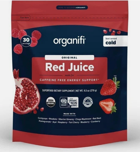 organic - Red Juice - Natural Energy Superfood Blend